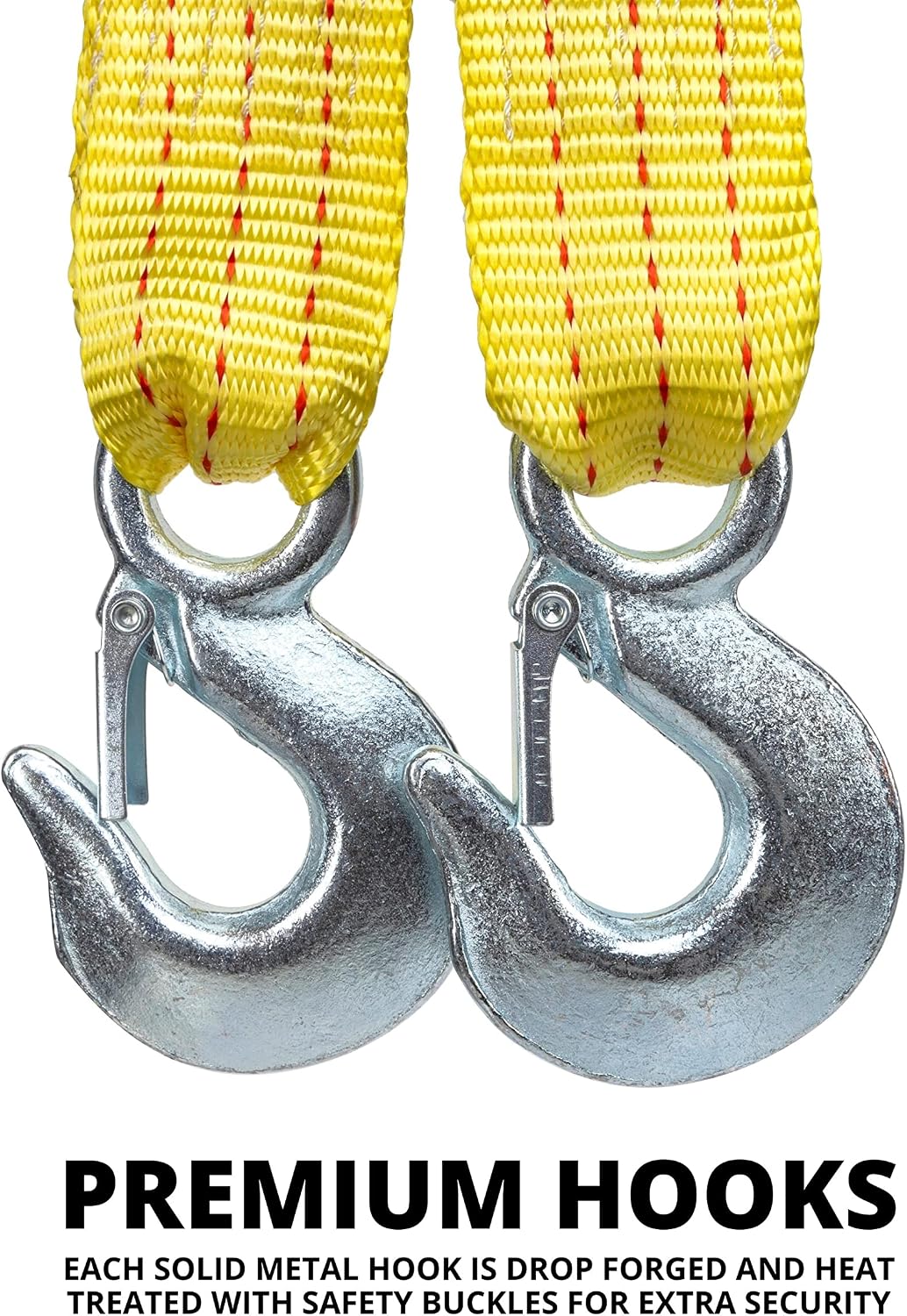 Correa remolque 2" x20pies 10000lb poliéster 2 pack