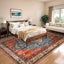 Alfombra lavable 6x9pulg antiderrap boho sala comedor