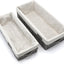 Cesta mimbre decorativa para baño y sala de estar set 2