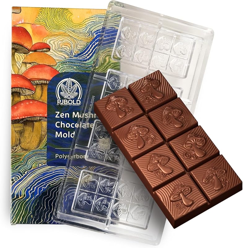 Molde barra chocolate 8 pzas 1.76oz policarbonato