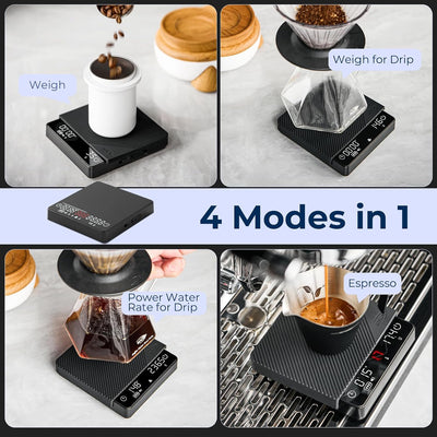 Báscula café expreso digital 4.4lbs LED tara automática