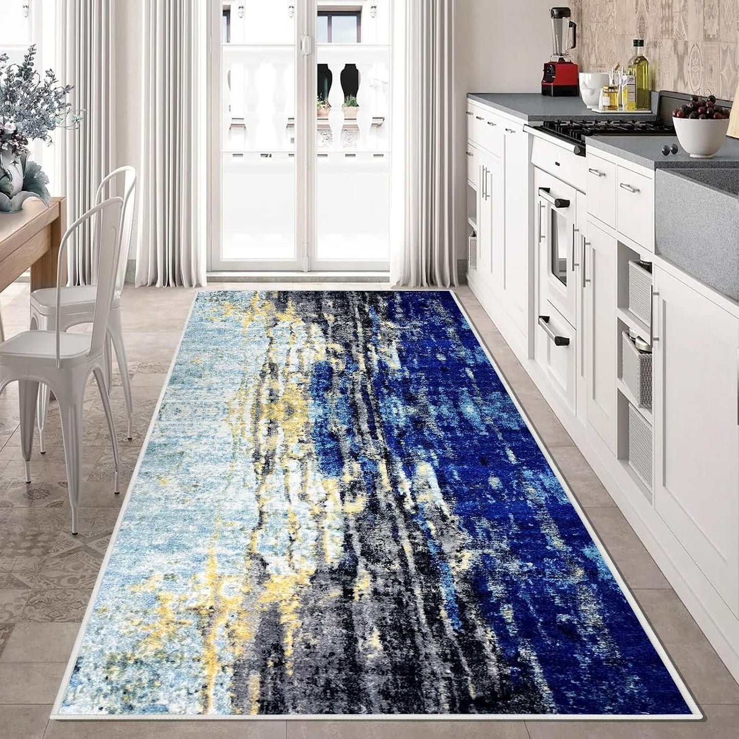 Alfombra antiderrap 2x6ft con respaldo goma