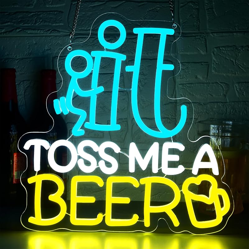 Letrero neón LED regulable para bar pub fiesta