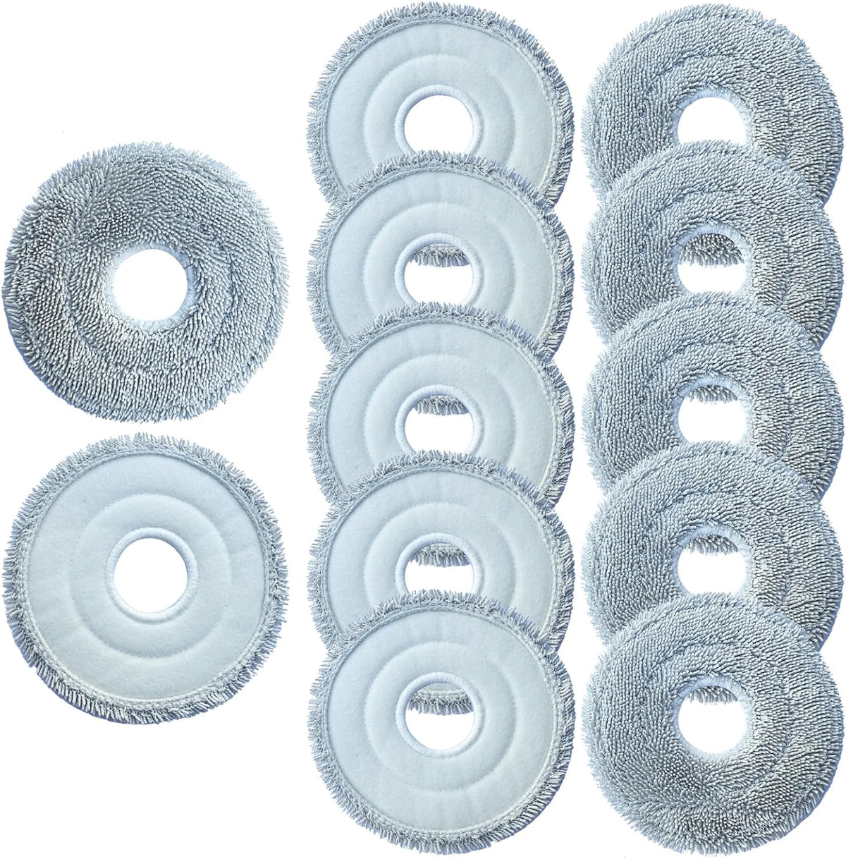 12 Pzas Almohadillas Microfibra Lavables para Dreame L40 Ultra