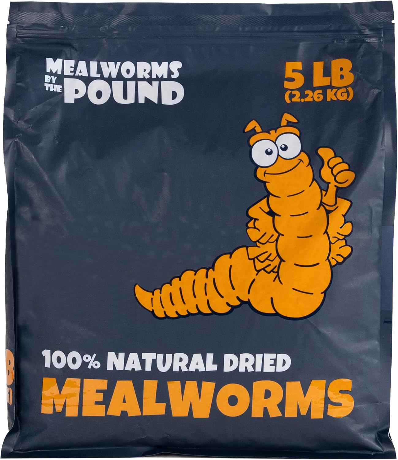 Gusanos harina secos para pollos y aves 5lb