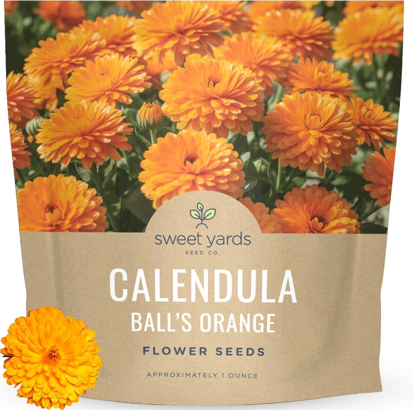 Bolas Caléndula Color Naranja