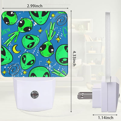 Luz nocturna extraterrestres con sensor enchufable LED