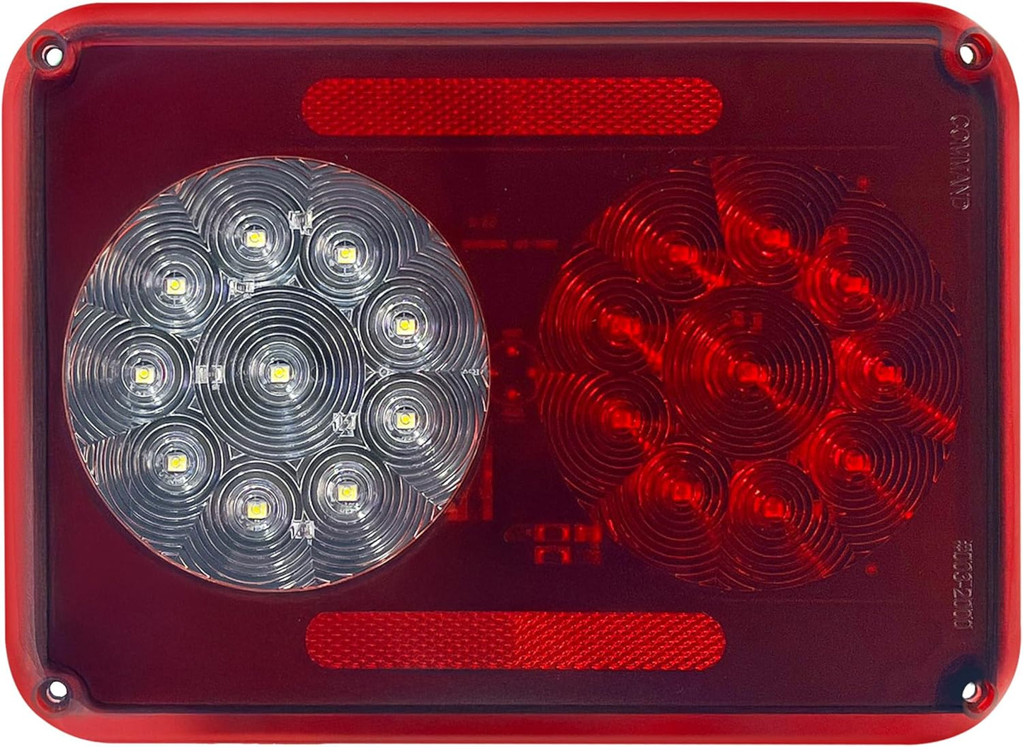 Luz trasera doble LED 12V para camiones y remolques CSA