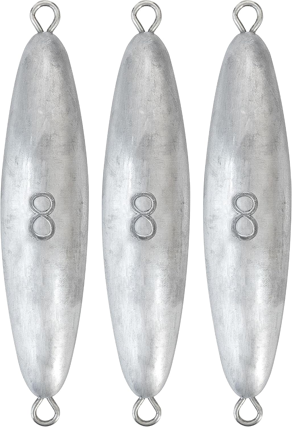 Plomada torpedo alambre para pesca salada 2-48oz