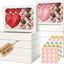 Cajas de galletas con ventana grandes para postres y regalos