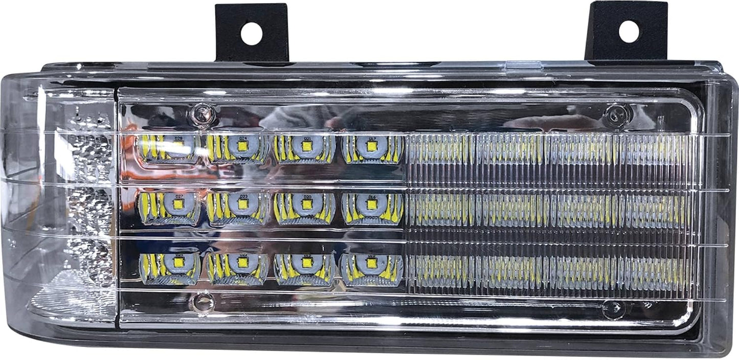 Faro delantero LED derecho 12V comp Ford New Holland 8970A
