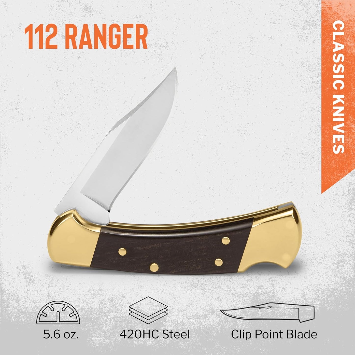Cuchillo plegable protección 112BRS