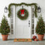 Felpudo Navidad 17x29" multicolor