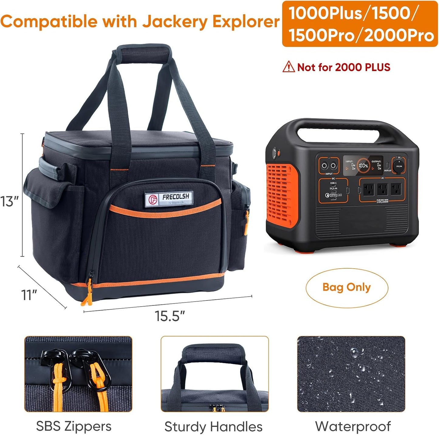 Estuche transporte Jackery Explorer 1500 impermeable