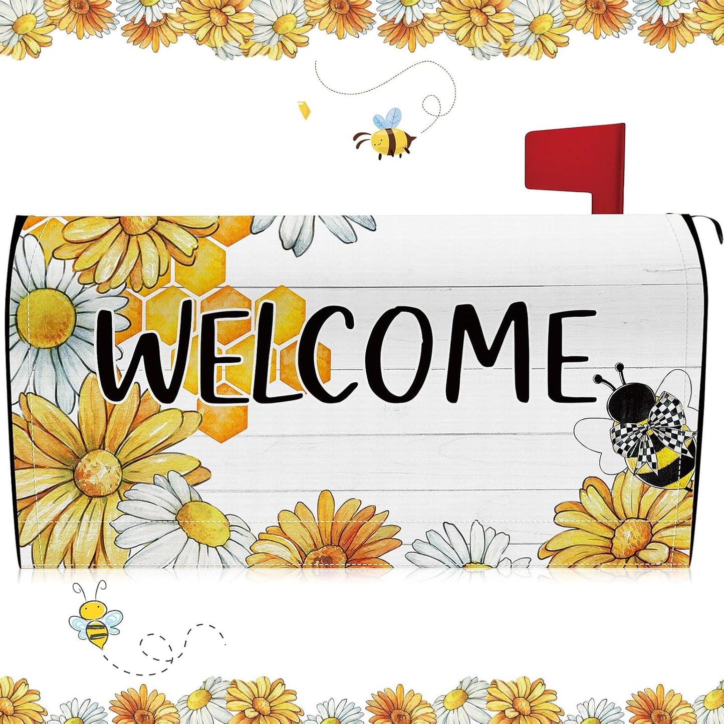 Funda magnética buzón primavera verano 21x18pulg jardín