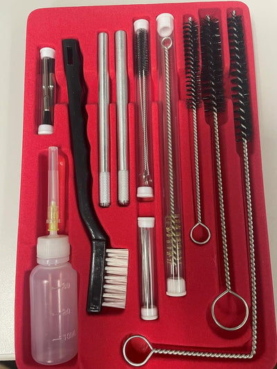 Kit limpieza pulverizador pintura 22 pzas herramientas HVLP