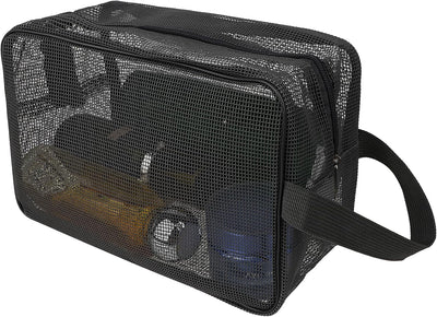 Bolsa ducha malla organizadora secado rápido negro