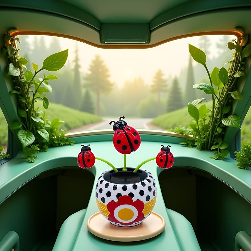 Decoración automóvil siete estrellas cabeza pasta escritorio