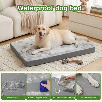 Cama XL para perros espuma 44x32 pulg antideslizante reversible