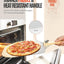 Pala pizza aluminio 9pulg con cortador plegable madera
