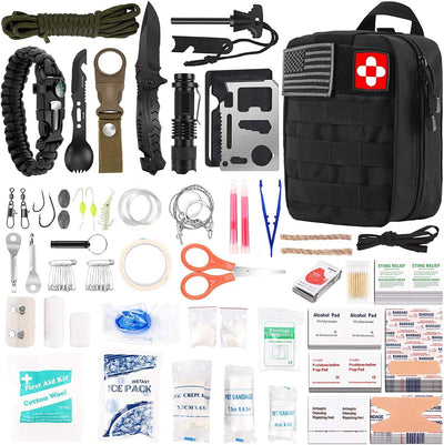 Kit primeros auxilios supervivencia 216 pzas