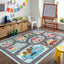 Alfombra set niños 5x7ft para sala guardería