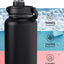 Botella agua aislada acero inox 40oz doble pared sin BPA
