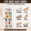 Organiz. zapatos puerta set 2 con 24 bolsillos y ganchos