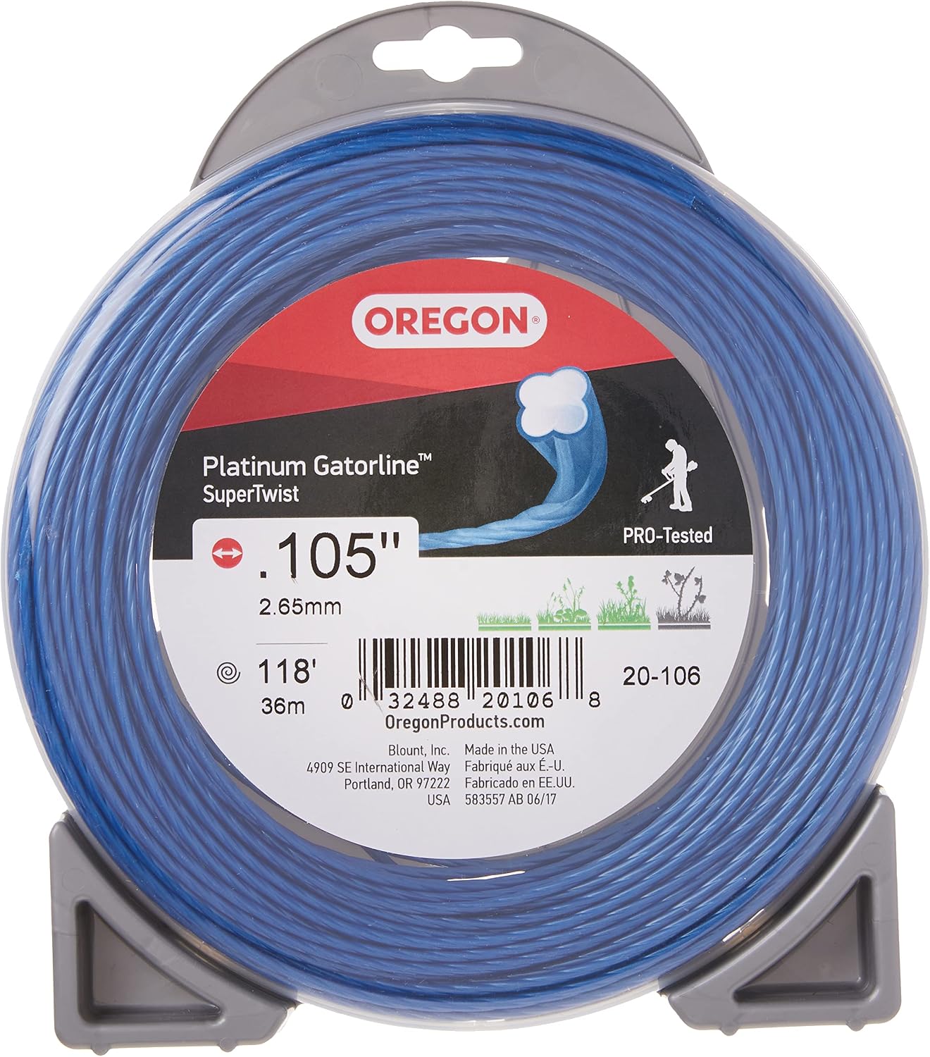 Recortadora Platinum Gatorline Supertwist 0.105"