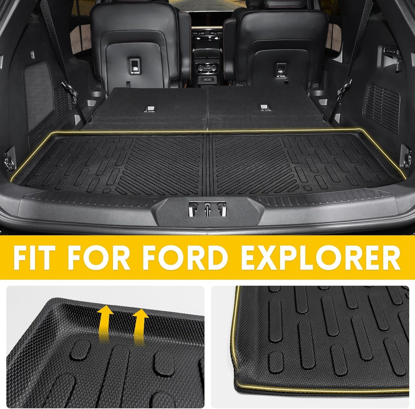 Alfombrilla antiderrap maletero Ford Explorer 2020-25