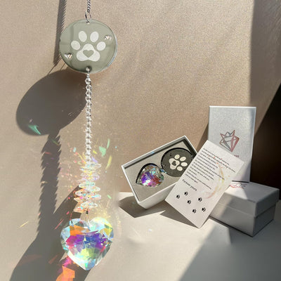 Atrapasoles de cristal para perros y gatos regalo duelo