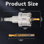 Sierra perforadora TCT 1.575pulg corta acero inox hierro
