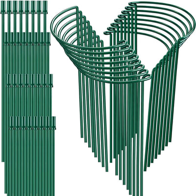Estacas soporte plantas jardín metal semicircular