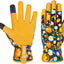 Guantes jardín cuero mujer antiespinas para desmalezar cavar