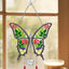 Atrapasoles mariposa I Love You con flor y corazón metal