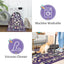 Alfombra lavable 4x6ft diseño floral antiderrap