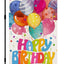 Banderas cumpleaños jardín 12x18pulg arpillera doble cara globo