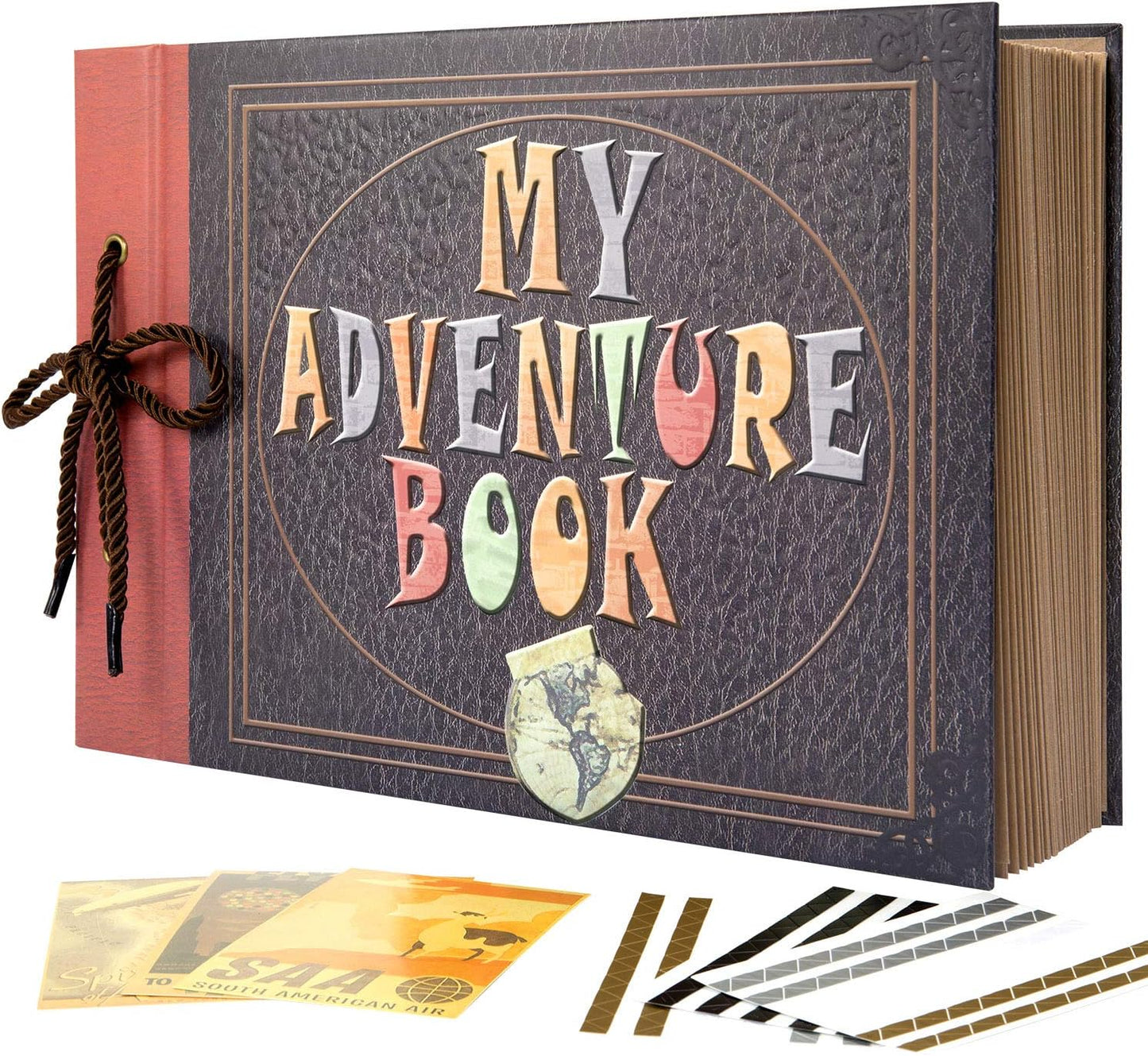 Libro aventuras cubierta relieve 12.3x8.3pulg 80 paginas