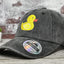 Sombrero béisbol bordado pato amarillo unisex ajustable