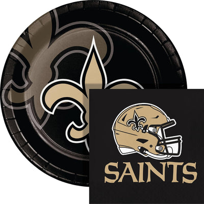 Kit fiesta platos servilletas New Orleans Saints 72 Uds