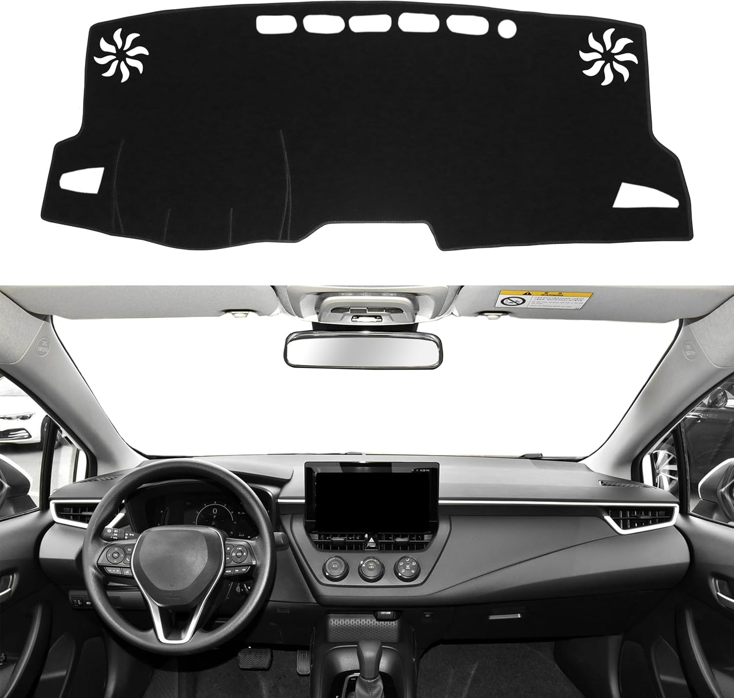Funda salpicadero Toyota Corolla 19-26 con alfombrilla