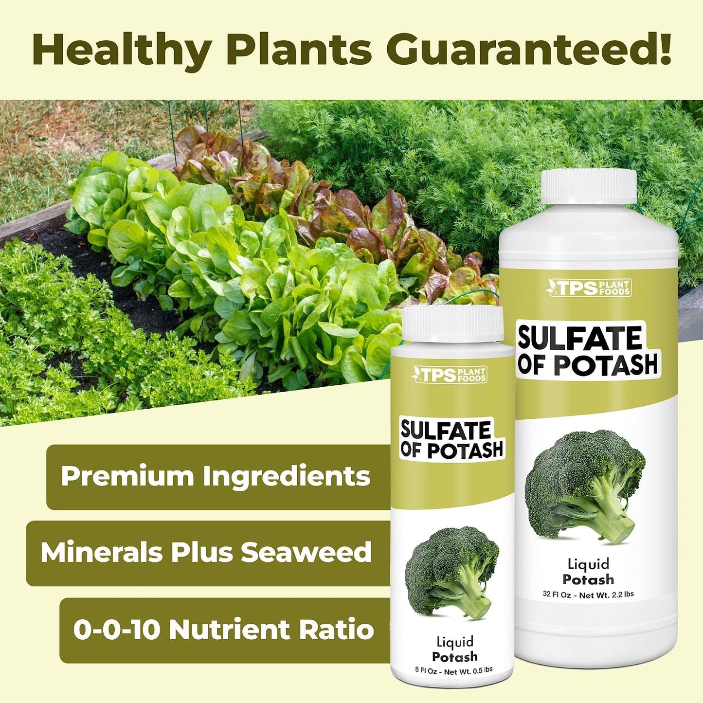 Suplemento potasio sulfato de potasa 8oz para plantas