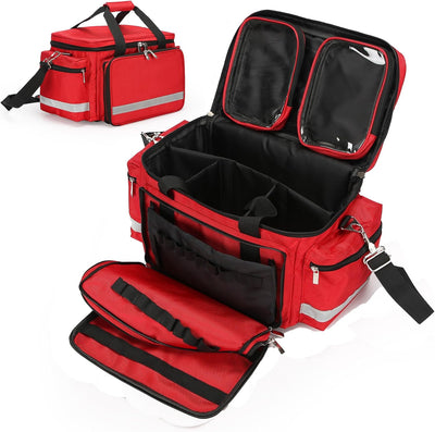 Bolsa vacía primeros auxilios con divisor desmontable