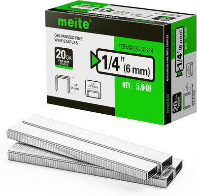 Grapas tapicería galvanizadas 20 1/2pulg 1/4pulg resistente