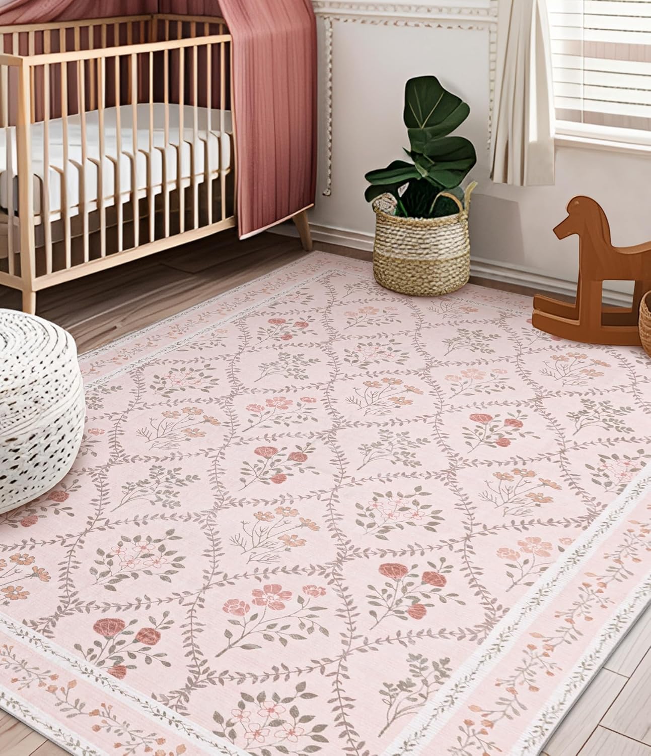 Alfombra lavable 6x9ft antiderrap dormitorio sala