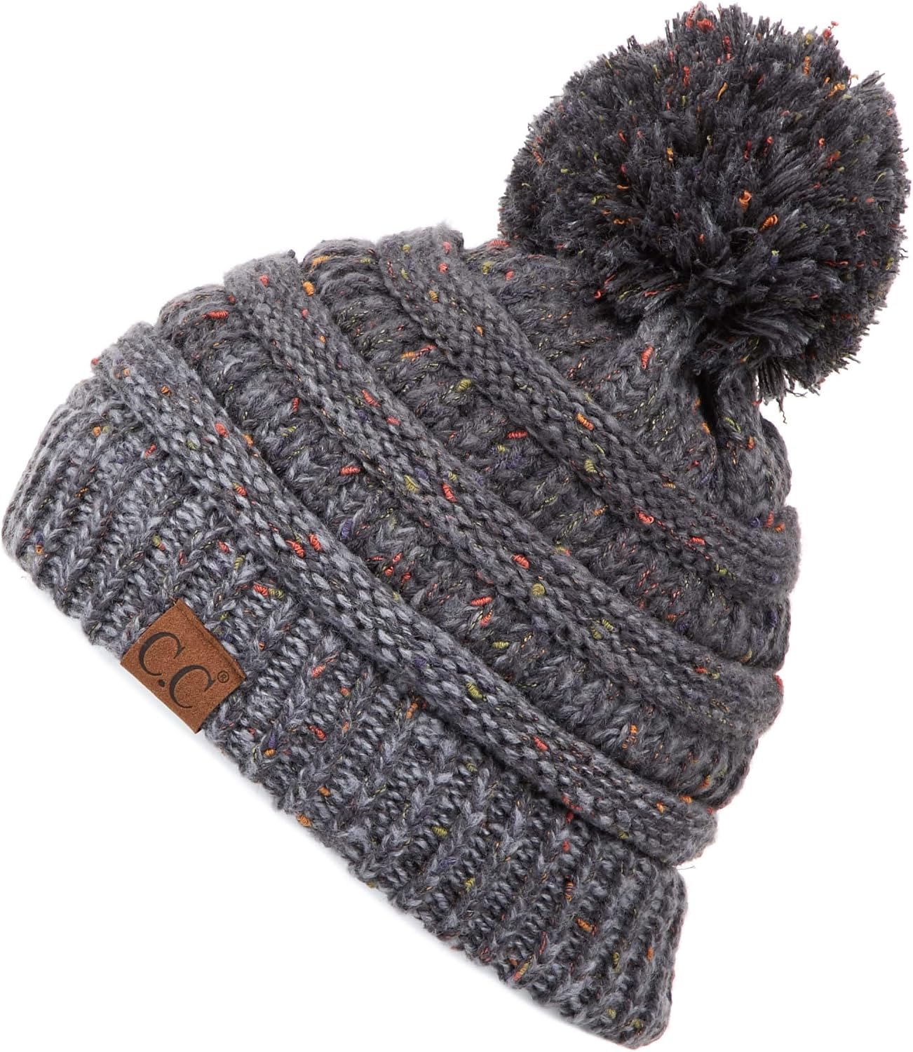 Gorro punto confeti acanalado unisex