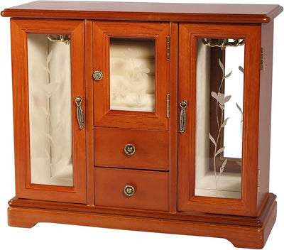 Joyero madera acabado roble