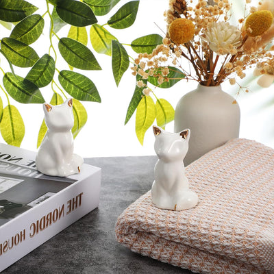 2 Pzas Tapas Perno Inodoro Cerámica Animales Decoración Baño