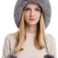 Gorro invierno mujer cálido con pompón piel sintética