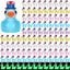 100 Pzas patos resina 4 de Julio luminosos multicolor